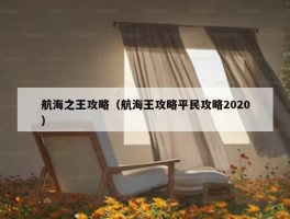 航海之王攻略（航海王攻略平民攻略2020）