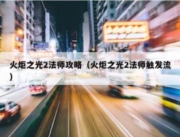 火炬之光2法师攻略（火炬之光2法师触发流）