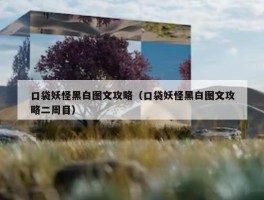 口袋妖怪黑白图文攻略（口袋妖怪黑白图文攻略二周目）